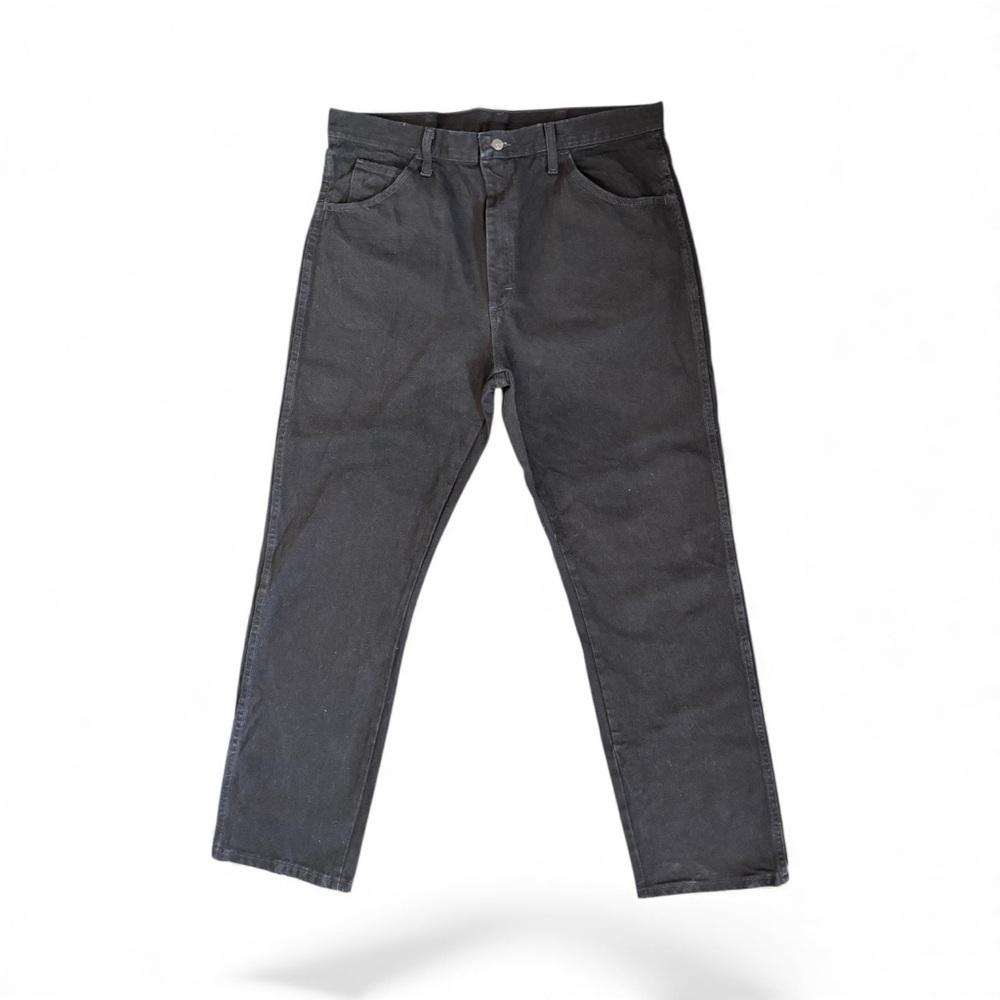 Rustler Classic Regular Fit Straight Leg Jeans Black Men’s 38x32 NWT